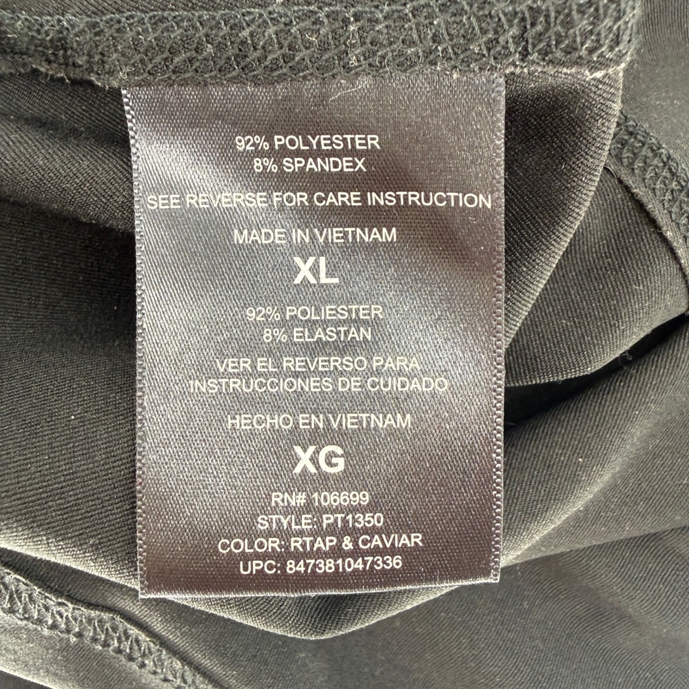 Habit Mens‎ XL Quarter Zip Performance Shirt Scent-Factor Black Camo PT1350 - Picture 5 of 7